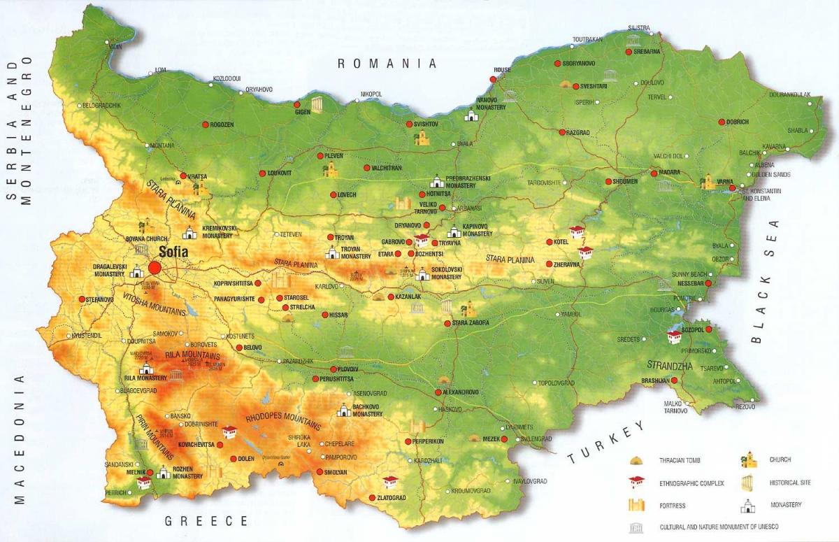 Bolgár térkép