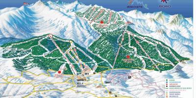 Bulgária ski térkép