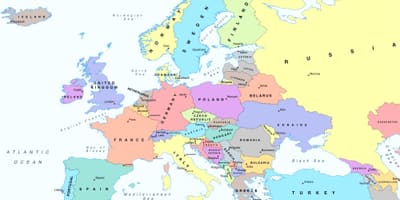 Európa térképe mutatja, Bulgária